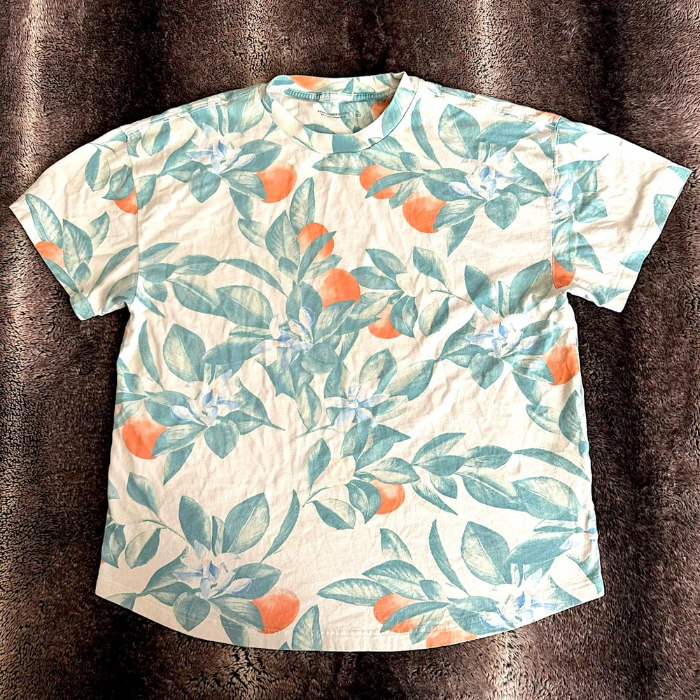 Abercrombie & Fitch Orange Short Sleeved T-Shirt